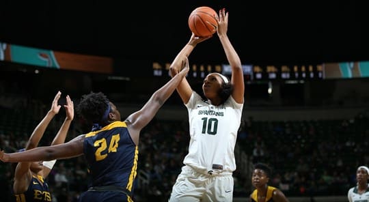 WOMEN'S BASKETBALL (PHOTO; MSU SID)